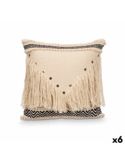Cojín 4740 Negro Natural 45 x 15 x 45 cm (6 Unidades)