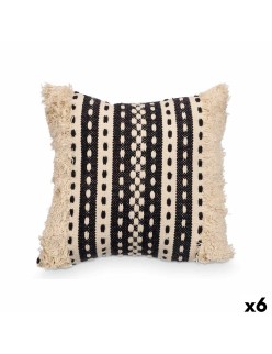 Cojín 4737 Negro Beige 45 x 15 x 45 cm (6 Unidades)