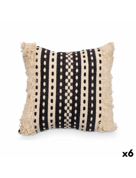 Cuscino 4737 Nero Beige 45 x 15 x 45 cm (6 Unità)