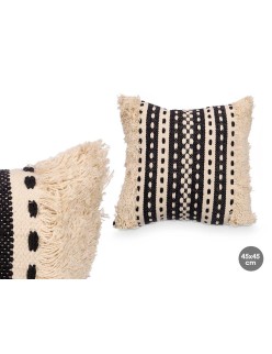 Cuscino 4737 Nero Beige 45 x 15 x 45 cm (6 Unità)