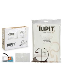 Sacchetti sottovuoto Kipit 54205 Trasparente Plastica 20 x 30 x 3 cm 70 x 100 cm (12 Unità)