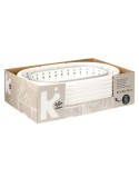 Cestino Multiuso CC19200(53) Bianco Grigio polipropilene TPR 58 x 23 x 38 cm Pieghevole (6 Unità)