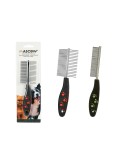 Brosse à Cheveux Mascow 27793 Noir Rouge Vert Polyester Acier 4 x 20,5 x 1,5 cm 12 Unités