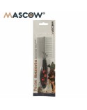 Brosse à Cheveux Mascow 27793 Noir Rouge Vert Polyester Acier 4 x 20,5 x 1,5 cm 12 Unités