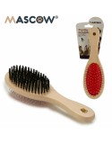Brosse pour Chiens Mascow AR1807082 Marron Noir Rouge 7 x 22,5 x 5 cm (12 Unités)