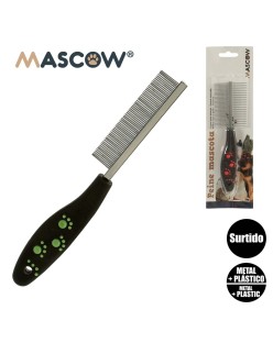 Pettine Mascow 27793 Nero Rosso Verde Poliestere Acciaio 4 x 20,5 x 1,5 cm 12 Unità