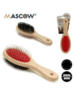 Hundebürste Mascow AR1807082 Braun Schwarz Rot 7 x 22,5 x 5 cm (12 Stück)