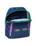 Rucksack Benetton Damero Navy Blue 25 x 30 x 13 cm