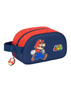 Neceser de Viaje Super Mario Trick Rojo Azul oscuro 26 x 15 x 12 cm