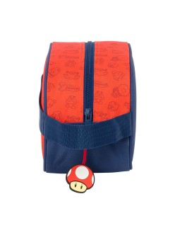 Neceser de Viaje Super Mario Trick Rojo Azul oscuro 26 x 15 x 12 cm
