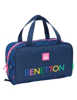 Travel Vanity Case Benetton Damero Navy Blue 31 x 14 x 19 cm