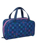 Travel Vanity Case Benetton Damero Navy Blue 31 x 14 x 19 cm