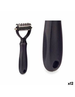 Rastrillo para Perros Mascow 333 Negro Silicona 6,5 x 17 x 3 cm 12 Unidades