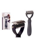 Escova para Cães Mascow 333 Preto Silicone 6,5 x 17 x 3 cm 12 Unidades