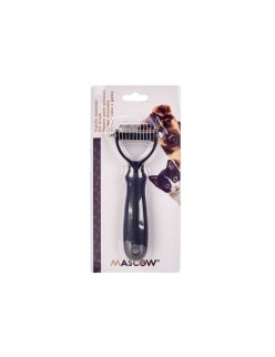 Rastrillo para Perros Mascow 333 Negro Silicona 6,5 x 17 x 3 cm 12 Unidades
