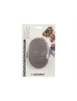Cepillo para Perros Mascow 335 Gris 13 x 3,5 x 10 cm (12 Unidades)
