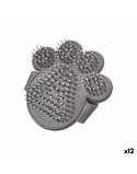 Escova para Cães Mascow 336 Cinzento 10,5 x 10 x 3 cm (12 Unidades)