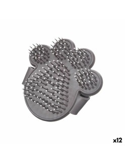 Cepillo para Perros Mascow 336 Gris 10,5 x 10 x 3 cm (12 Unidades)