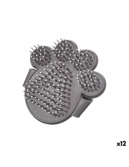 Cepillo para Perros Mascow 336 Gris 10,5 x 10 x 3 cm (12 Unidades)