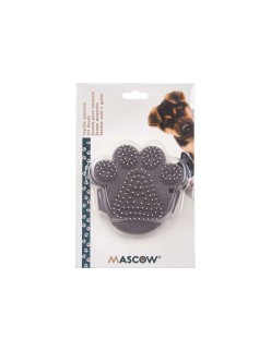 Cepillo para Perros Mascow 336 Gris 10,5 x 10 x 3 cm (12 Unidades)