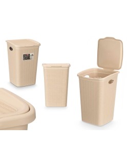 Secchio contenitore Stefanplast 30084 Crema Plastica 50 L 36 x 54,5 x 38 cm (6 Unità)