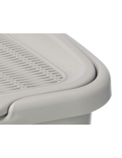 Seau de conteneur Stefanplast 30081 Gris clair Plastique 50 L 36 x 54,5 x 38 cm (6 Unités)
