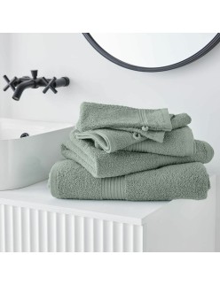 Serviette de toilette TODAY Vert Coton