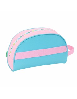 Neceser de Viaje Benetton Unique Rosa Turquesa 28 x 18 x 10 cm