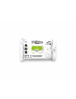Wet Wipes for Pets Porrini Aloe Vera 40 Units