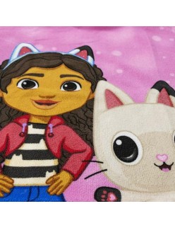 Poncho-Asciugamano con Cappuccio Gabby's Dollhouse Rosa 50 x 115 cm