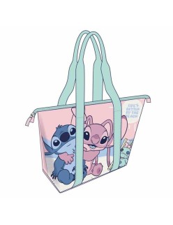 Saco de Praia Stitch Azul 47 x 33 x 15 cm