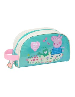 Reise-Toilettentasche Peppa Pig Pretty flowers Gelb Minze 26 x 16 x 9 cm