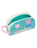 Reise-Toilettentasche Peppa Pig Pretty flowers Gelb Minze 26 x 16 x 9 cm