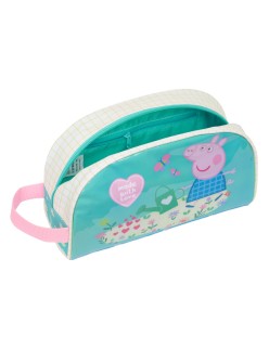 Reise-Toilettentasche Peppa Pig Pretty flowers Gelb Minze 26 x 16 x 9 cm