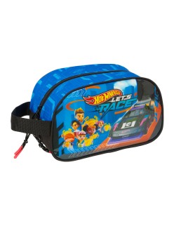 Neceser de Viaje Hot Wheels Let's race Azul Negro 26 x 15 x 12 cm