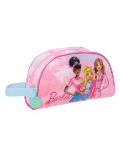 Nécessaire de Voyage Barbie Painterly Rose Bleu ciel 26 x 16 x 9 cm