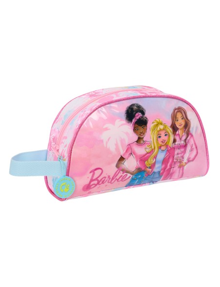 Nécessaire de Voyage Barbie Painterly Rose Bleu ciel 26 x 16 x 9 cm