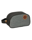 Nécessaire de Voyage BlackFit8 Old school Noir Gris Recyclable 26 x 15 x 12 cm