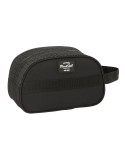 Neceser de Viaje BlackFit8 Old school Negro Gris Reciclable 26 x 15 x 12 cm