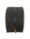 Nécessaire de Voyage BlackFit8 Old school Noir Gris Recyclable 26 x 15 x 12 cm