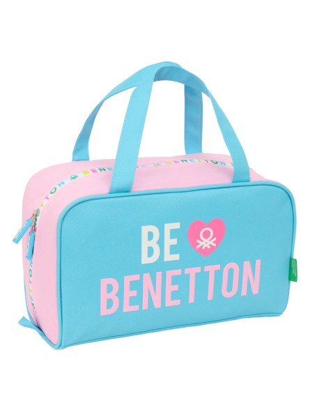 Nécessaire de Voyage Benetton Unique Rose Turquoise 31 x 14 x 19 cm