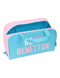 Nécessaire de Voyage Benetton Unique Rose Turquoise 31 x 14 x 19 cm