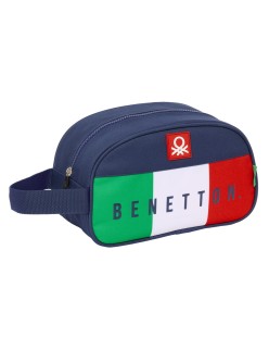 Nécessaire de Voyage Benetton Flag Blue marine 26 x 15 x 12 cm