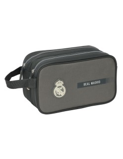 Nécessaire de Voyage Real Madrid C.F. Gris Sportif 26 x 15 x 12.5 cm
