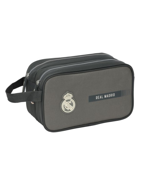 Nécessaire de Viagem Real Madrid C.F. Cinzento Desportivo 26 x 15 x 12.5 cm