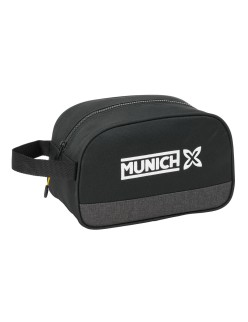 Neceser de Viaje Munich Topo Negro 26 x 15 x 12 cm