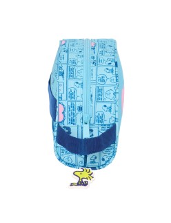 Reise-Toilettentasche Snoopy Love Hellblau 26 x 16 x 9 cm