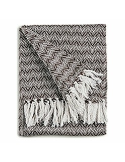 Sofa cover ITEM NO.25 PLAIDS Brown Grey Natural 160 x 130 cm Ear (of wheat) (12 Units)