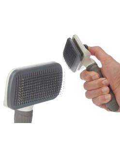 Dog Brush Mascow 334 Anthracite 10,5 x 19 x 6 cm (12 Units)