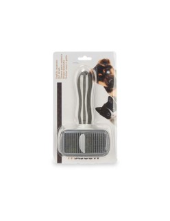 Cepillo para Perros Mascow 334 Antracita 10,5 x 19 x 6 cm (12 Unidades)